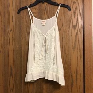 Cream tank top